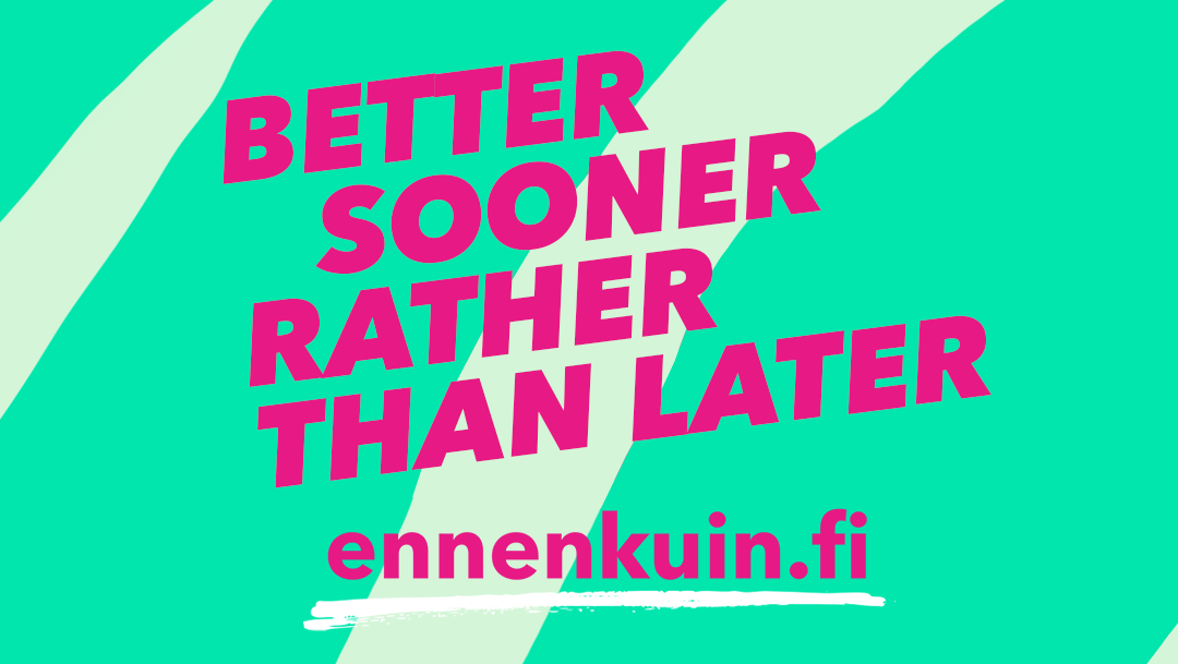 Better sooner rather than later