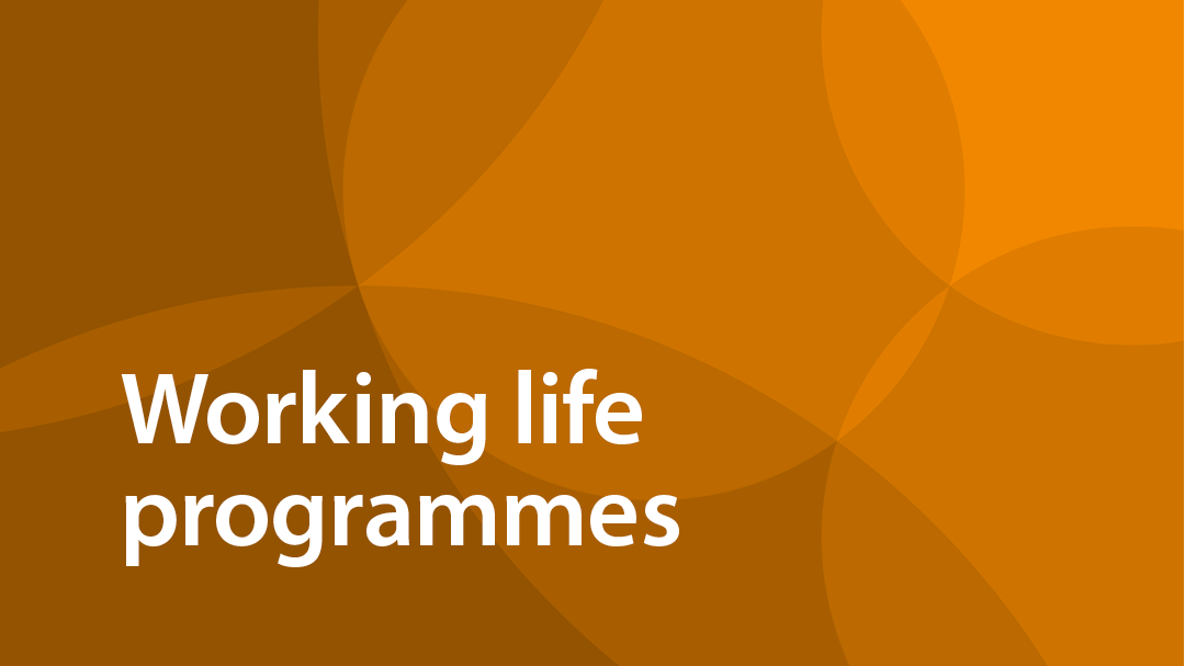 Working life programmes