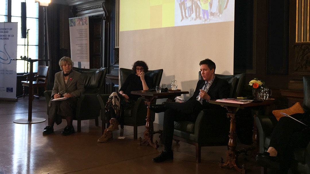 Julian Honkasalo osallistui paneelikeskusteluun Euroopan neuvoston konferenssissa Helsingissä.