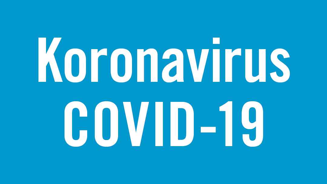 Koronavirus covid-19 teksti.