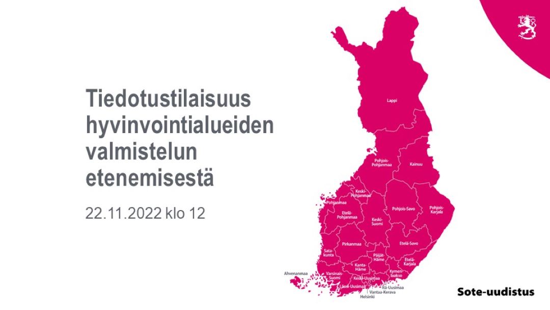 Reilu Kuukausi Hyvinvointialueiden Aloittamiseen – Tilannekatsaus ...