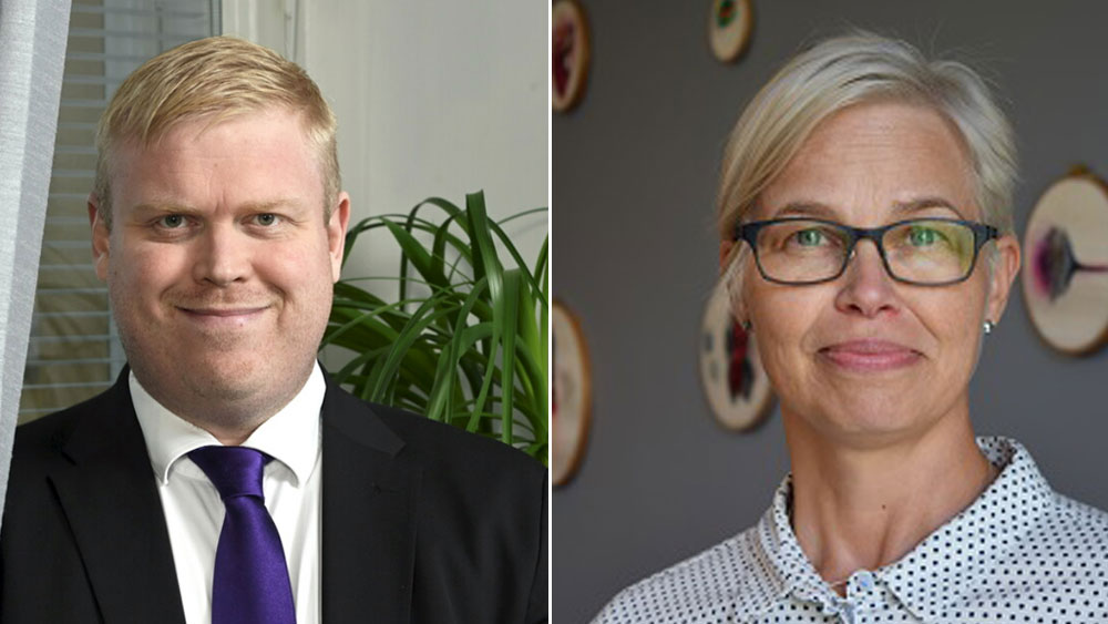 Kuvassa: Juho Korteniemi ja Anita Silanterä